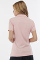 Barbour ladies Polo top Portsdown in Petal Pink LML0634PI13  back