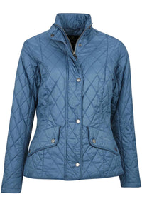 Barbour Cavalry Flyweight ladies Quilted Jacket in new China Blue LQU0228BL83 shape