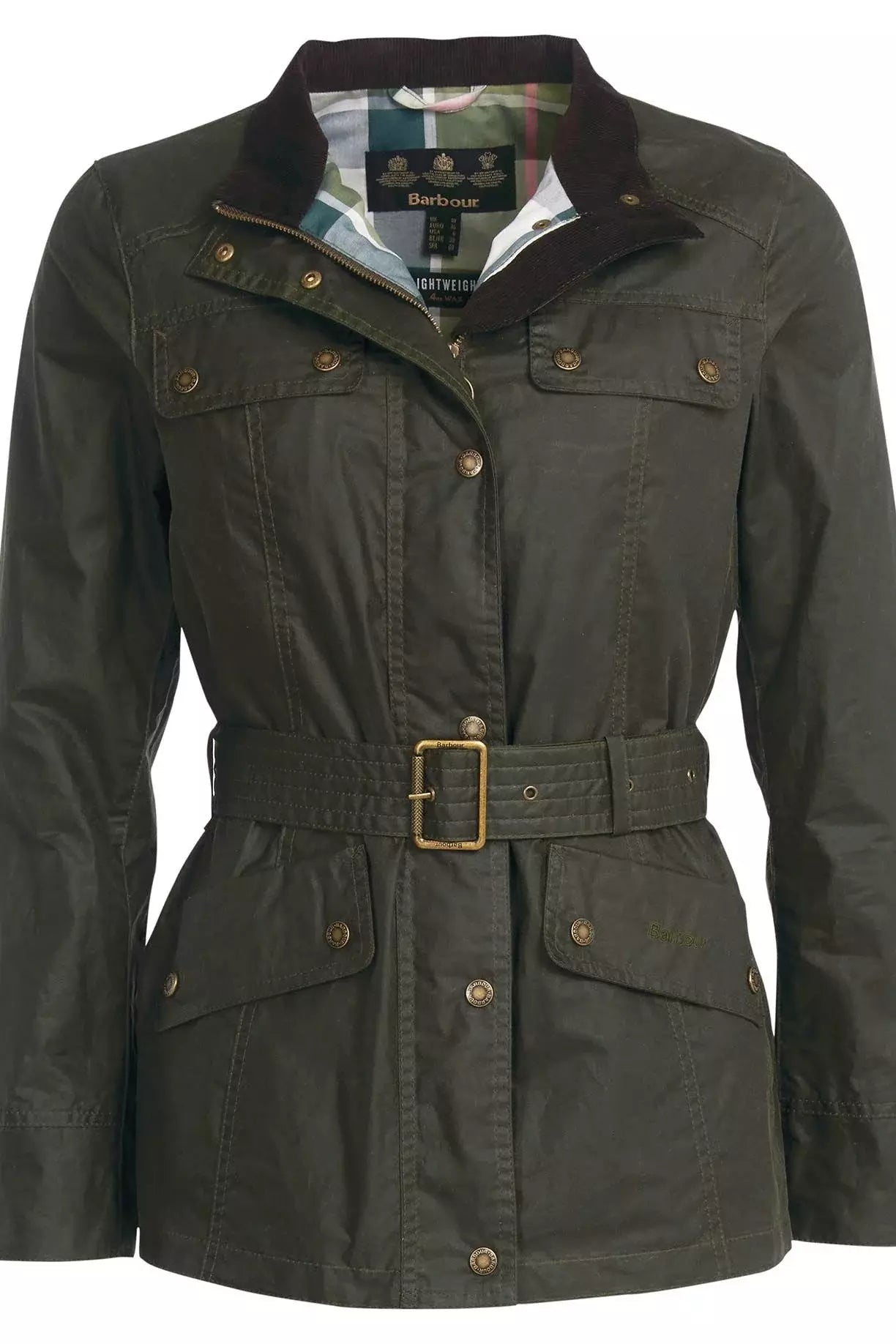 Ladies belted barbour hot sale jacket