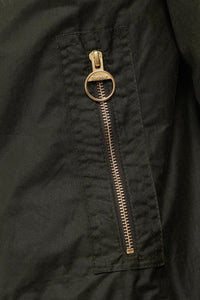 Barbour Buscot new ladies wax jacket in Archive Olive LWX1235OL51 zip