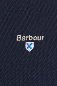 Barbour Polo Shirt-Tartan Pique-New Navy-MML0012NY31 logo