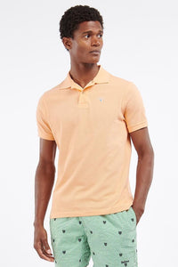 Barbour Polo Sports shirt in Coral Sands light orange-MML0358CO12