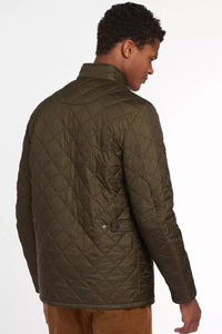 Barbour Chelsea Flyweight Quilted jacket in Olive MQU0007OL52 back