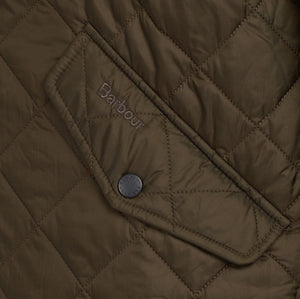 Barbour Chelsea Flyweight Quilted jacket in Olive MQU0007OL52 pocket