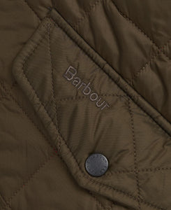 Barbour Chelsea Flyweight Quilted jacket in Olive MQU0007OL52 logo