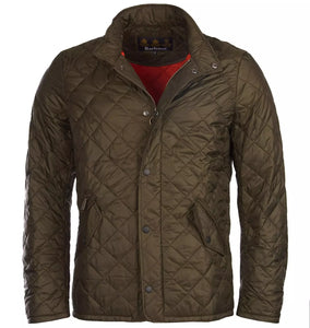 Barbour Chelsea Flyweight Quilted jacket in Olive MQU0007OL52 style