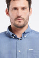 Barbour Shirt Grove performance shirt in Navy MSH5136NY91 collar