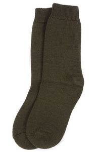 Barbour Socks, Wellington Calf/boot length  in Olive MSO0144OL71 boot