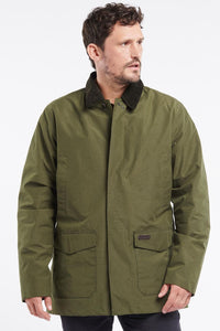 Barbour Granville jacket in Olive MWB0946OL51 front closed