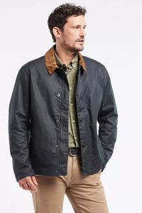 Barbour Milton mens wax jacket in Navy MWX1956NY51 fashion