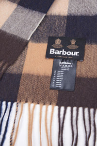 Barbour Scarf Large tattersall Scarf in autumn Colour USC0005TN631 wool