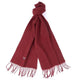 Barbour Scarf-Lambswool Scarf-Cinnamon-USC0008BR71 knot