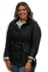  Barbour Alena new wax jacket in Olive LWX1226OL51