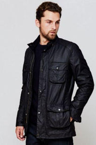 Barbour Corbridge Wax Jacket - Black - MWX0340BK91