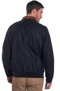Barbour Clapton-Mens LW Wax jacket-Navy-MWX1632NY51 back