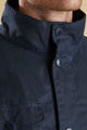 Barbour Ogston-Mens Wax Jacket-Navy-MWX0700NY51 collar