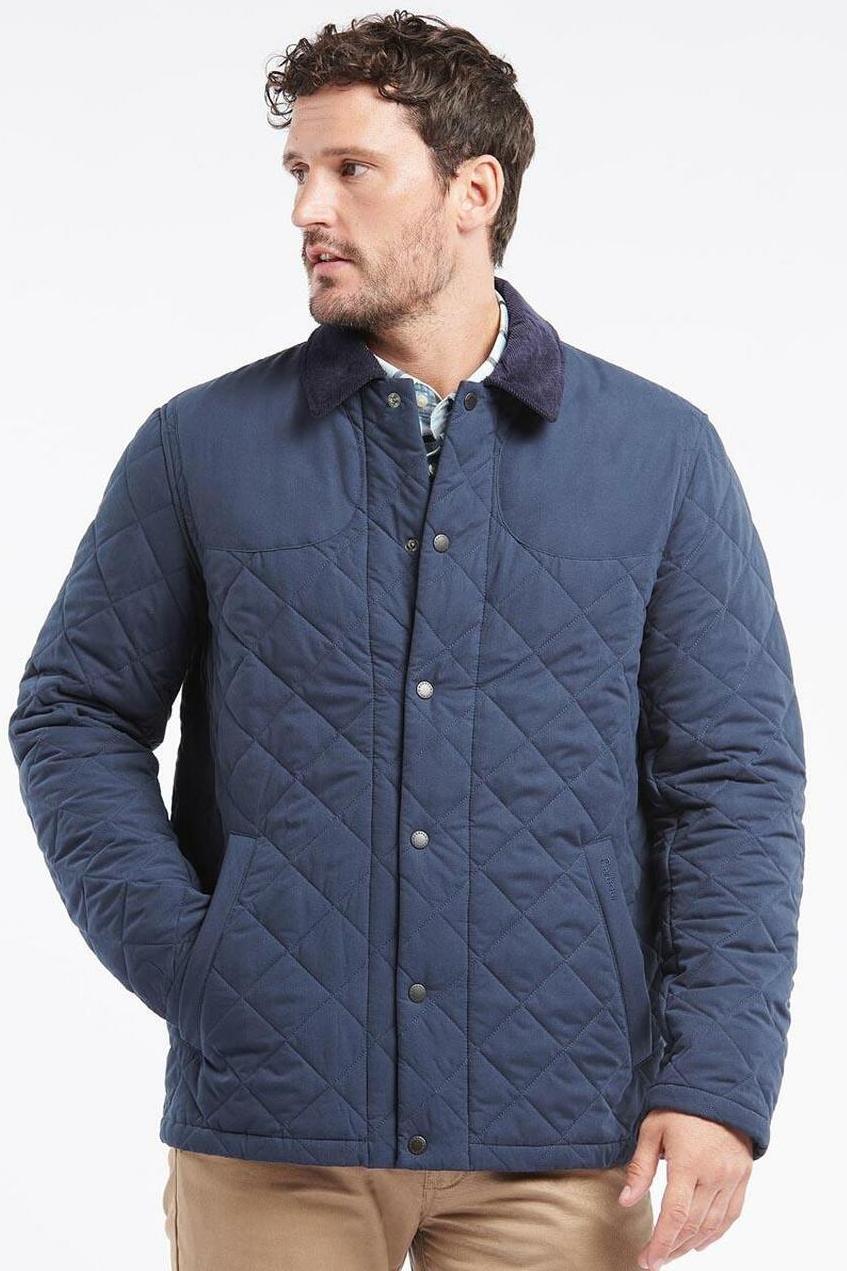 Barbour Helmsley Mens quilted jacket in Navy MQU1368NY71 – Smyths ...