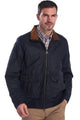 Barbour Clapton-Mens LW Wax jacket-Navy-MWX1632NY51 closed