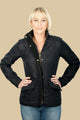 Barbour Cavalry Ladies Polarquilt Jacket in Black