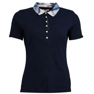 Barbour Top-Malvern-Ladies Polo-Navy-LML0633NY13 platinum