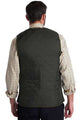 Barbour Quilted Waistcoat-Liner-Zip In-Green-MLI0001GN92 back