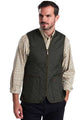 Barbour Quilted Waistcoat-Liner-Zip In-Green-MLI0001GN92 gilet