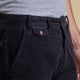 Barbour Trousers Neuston Fine Cord in Navy  belt MTR0502NY91