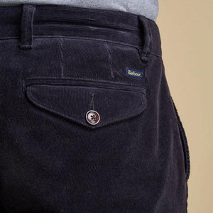 Barbour Trousers Neuston Fine Cord in Navy pocket MTR0502NY91