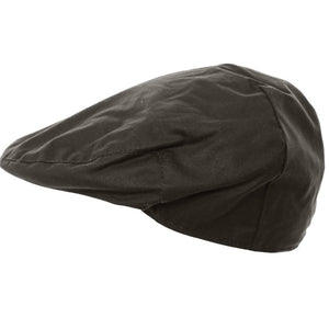 Barbour Cap Flat cap in Olive Green wax  MHA0004OL71