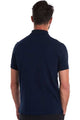 Barbour Polo-Mens-Tartan Pique-Navy/Dress -MML0012NY51 back