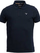 Barbour Polo Shirt-Mens-Tartan Pique-Navy/Dress -MML0012NY51
