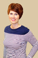 Barbour Staithes ladies striped top in NAVY LML0315NY91