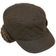 Barbour Hat-Stanhope Wax Trapper Hat-Olive-MHA0044OL11