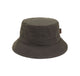 Barbour wax sports hat, in olive, round shape MHA0001OL71