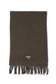 Barbour Scarf Plain Lambswool Gallingale Scarf in Olive Marl USC0336OL71