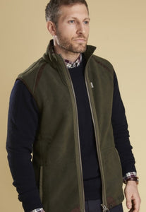 Barbour Langdale Mens Fleece Gilet in Olive Green MFL0079OL71
