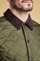 Barbour Heritage-Liddesdale-Quilt-Jacket-Olive-MQU0240OL71  collar
