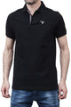 Barbour Polo-Mens-Tartan Pique-Black-MML0012BK31 pique