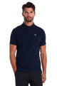 Barbour Polo Shirt-Tartan Pique-New Navy-MML0012NY31 front