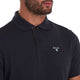 Barbour Polo-Mens-Tartan Pique-Navy/Dress -MML0012NY51 collar