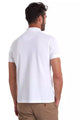 Barbour Polo shirt sports Polo in White MML0358WH11 back