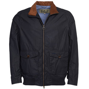 Barbour Clapton Mens Lightweight Wax Jacket - Navy MWX1632NY51