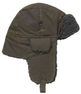 Barbour Trapper Hat-Morar Fleece Lined-Olive-MHA0710OL71