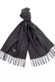 Barbour Scarf Lambswool Gallingale in Charcoal USC0336GY71