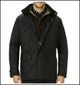 barbour Sapper mens wax jacket in Black.