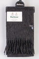 Barbour Scarf Lambswool Gallingale in Charcoal USC0336GY71 hang